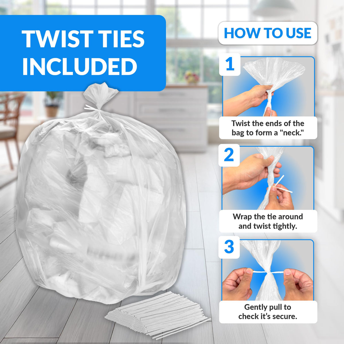 95 Gallon Heavy Duty Trash Bags R3902