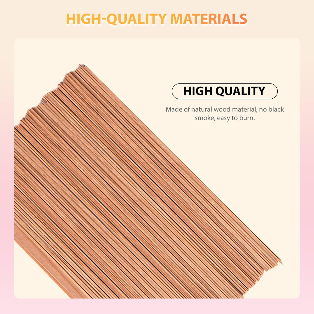 Cherry Wood Wicks 180 Candles per Pack O8395