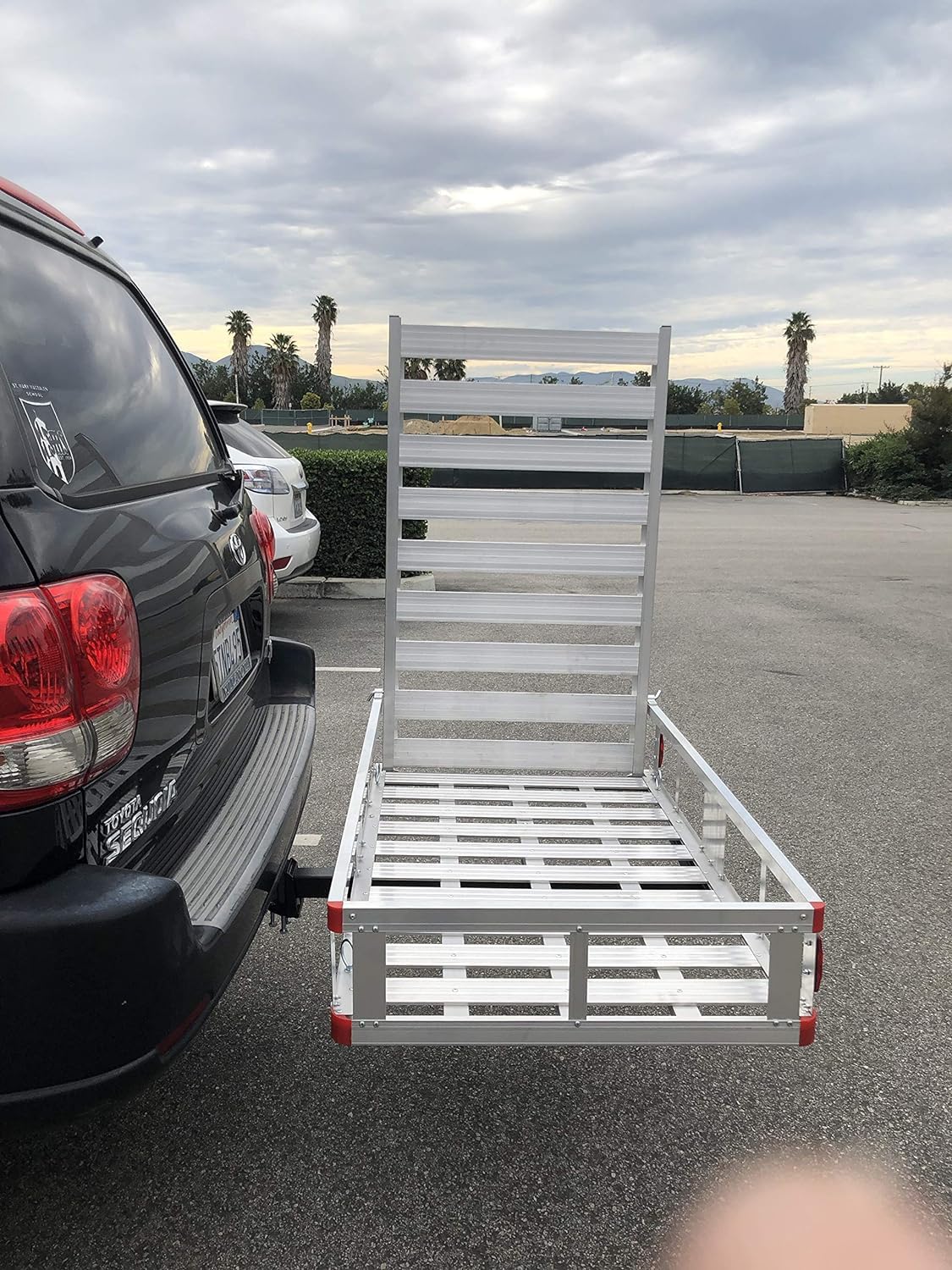 Aluminum Hitch Mount Wheelchair Carrier with 47" Ramp V2046