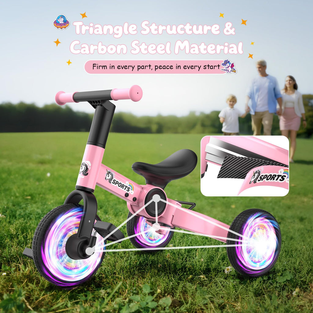 3 in 1 Toddler Balance Bike with Removable Pedals D20674