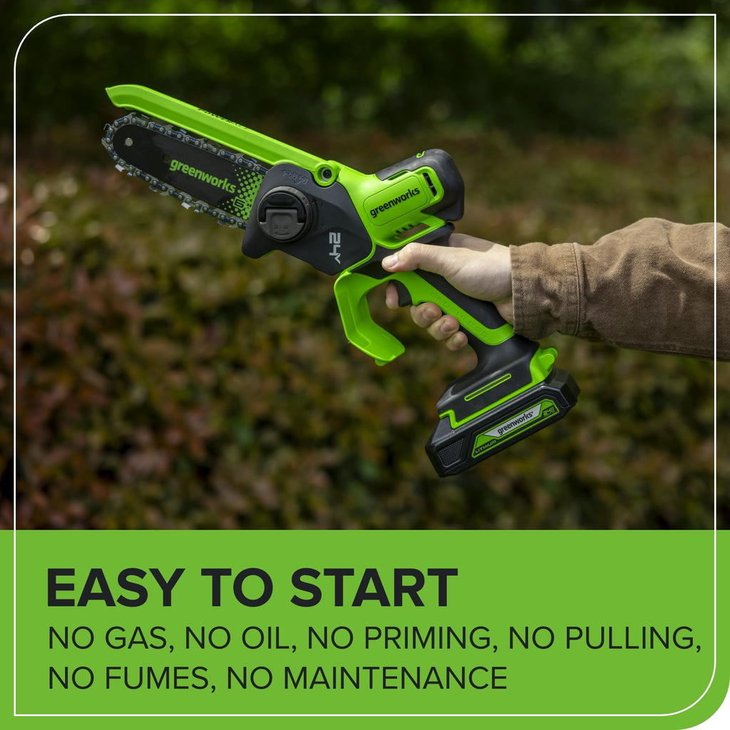 24V 6 in Mini Pruning Chainsaw L1524
