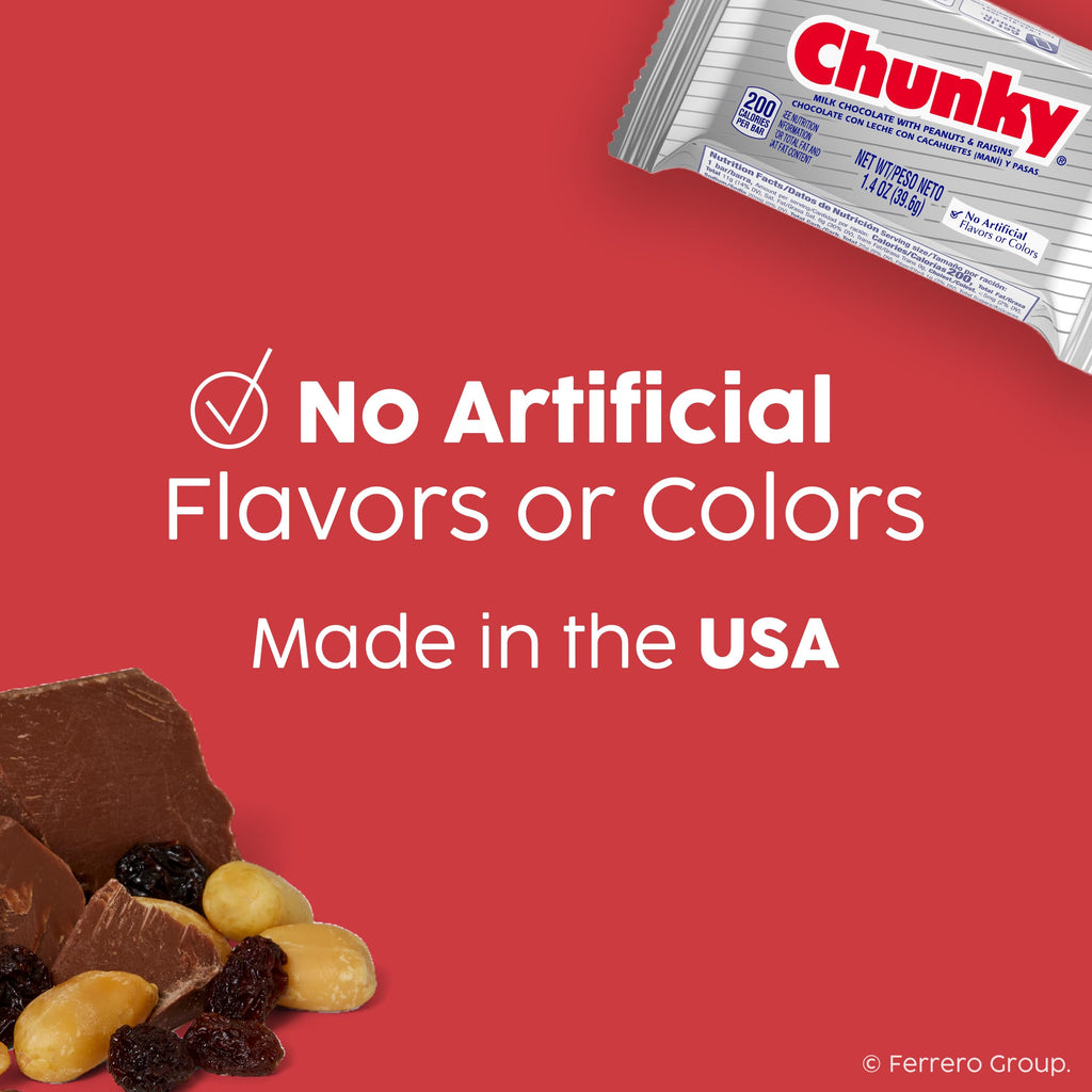 Chunky Milk Chocolate Candy Bars 24 Pack 33.6 Oz X711