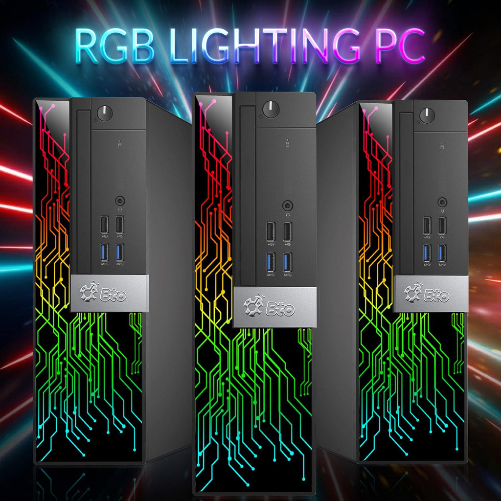 RGB Gaming Desktop PC Intel Core i5 16GB RAM 512GB SSD E71295