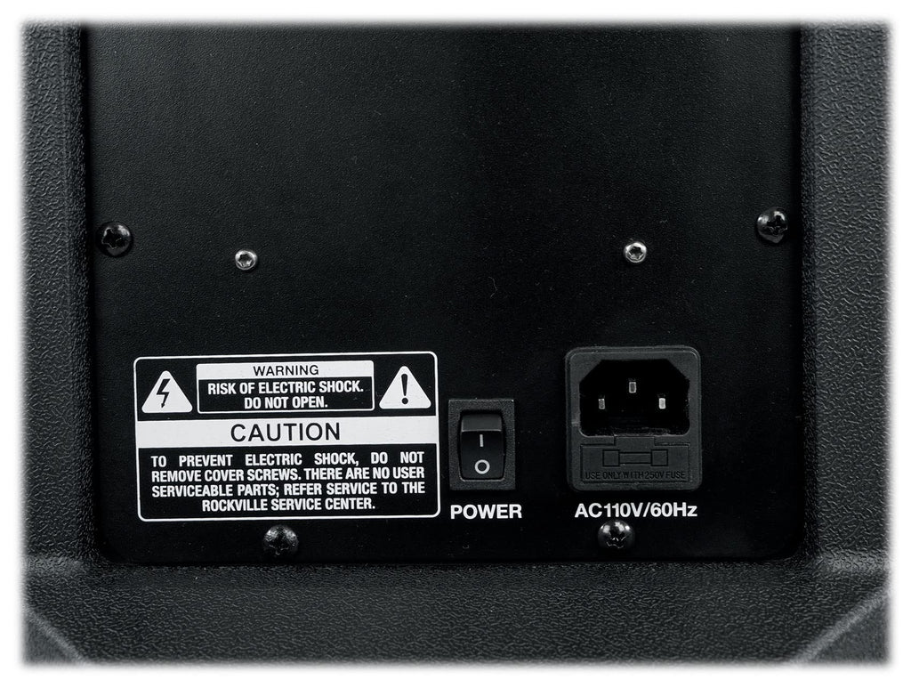 15" Active Powered Speaker with 2-Channel Mixer, 2-Pack S95682