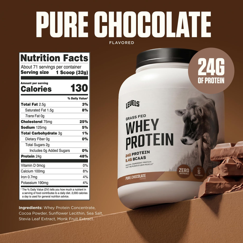 Whey Protein Powder Pure Chocolate 5LB K5857
