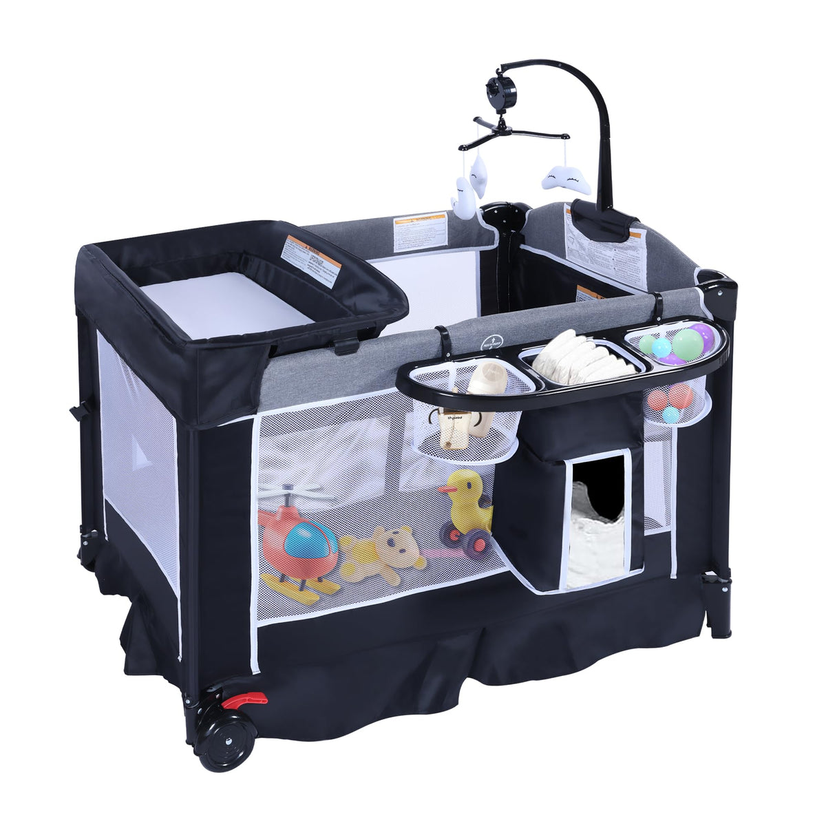 4 in 1 Portable Playard Baby Bassinet Q62628