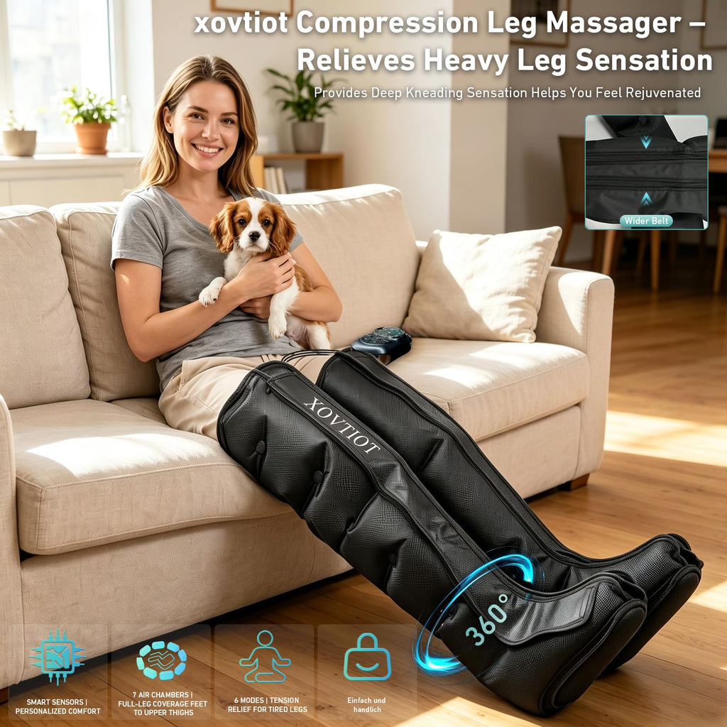 Air Compression Leg Massager with 6 Modes 3 Pressure Levels Q17712