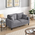 Light Gray 2-Seater Upholstered Loveseat Sofa K608936