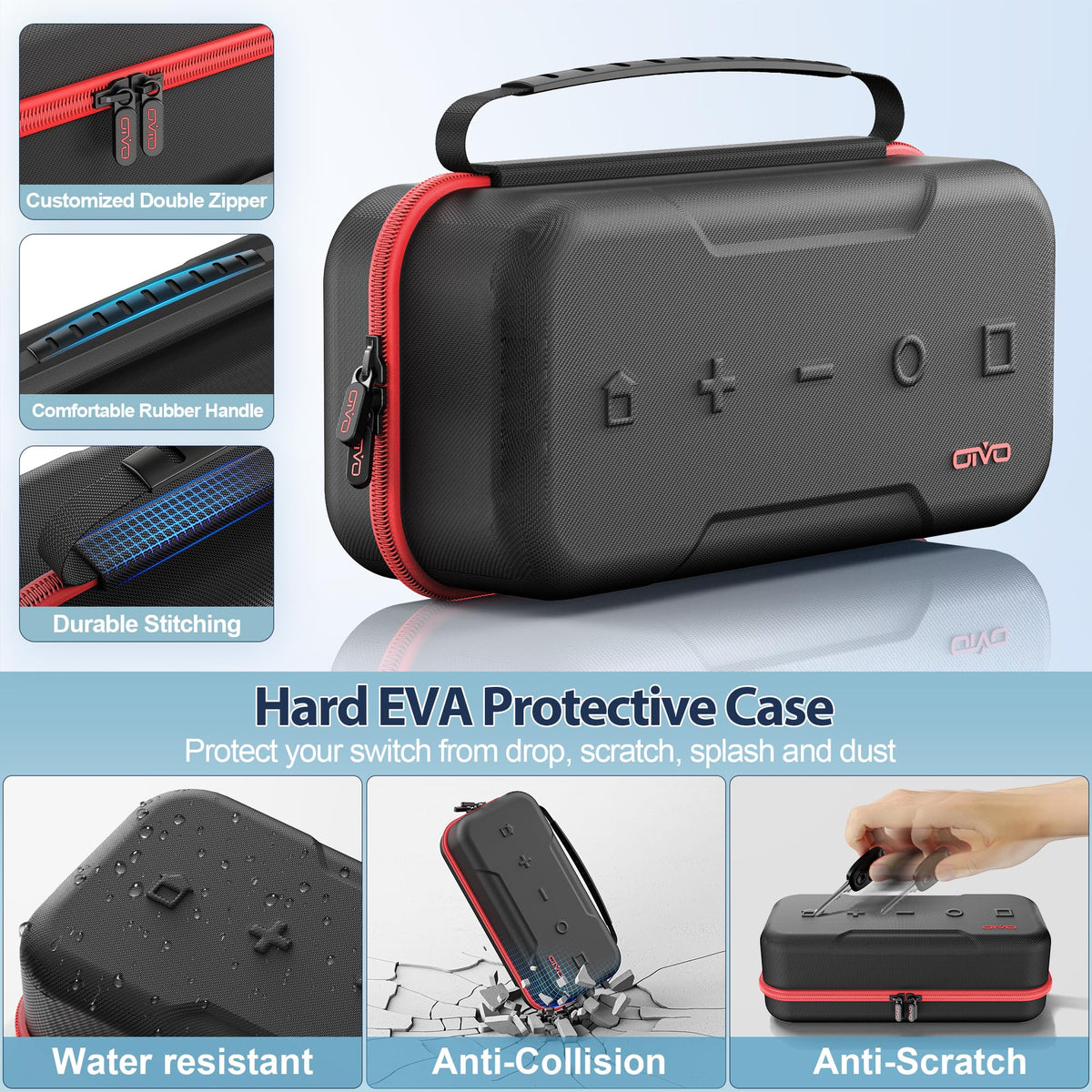 Carrying Case Compatible with Nintendo Switch/OLED Model C893