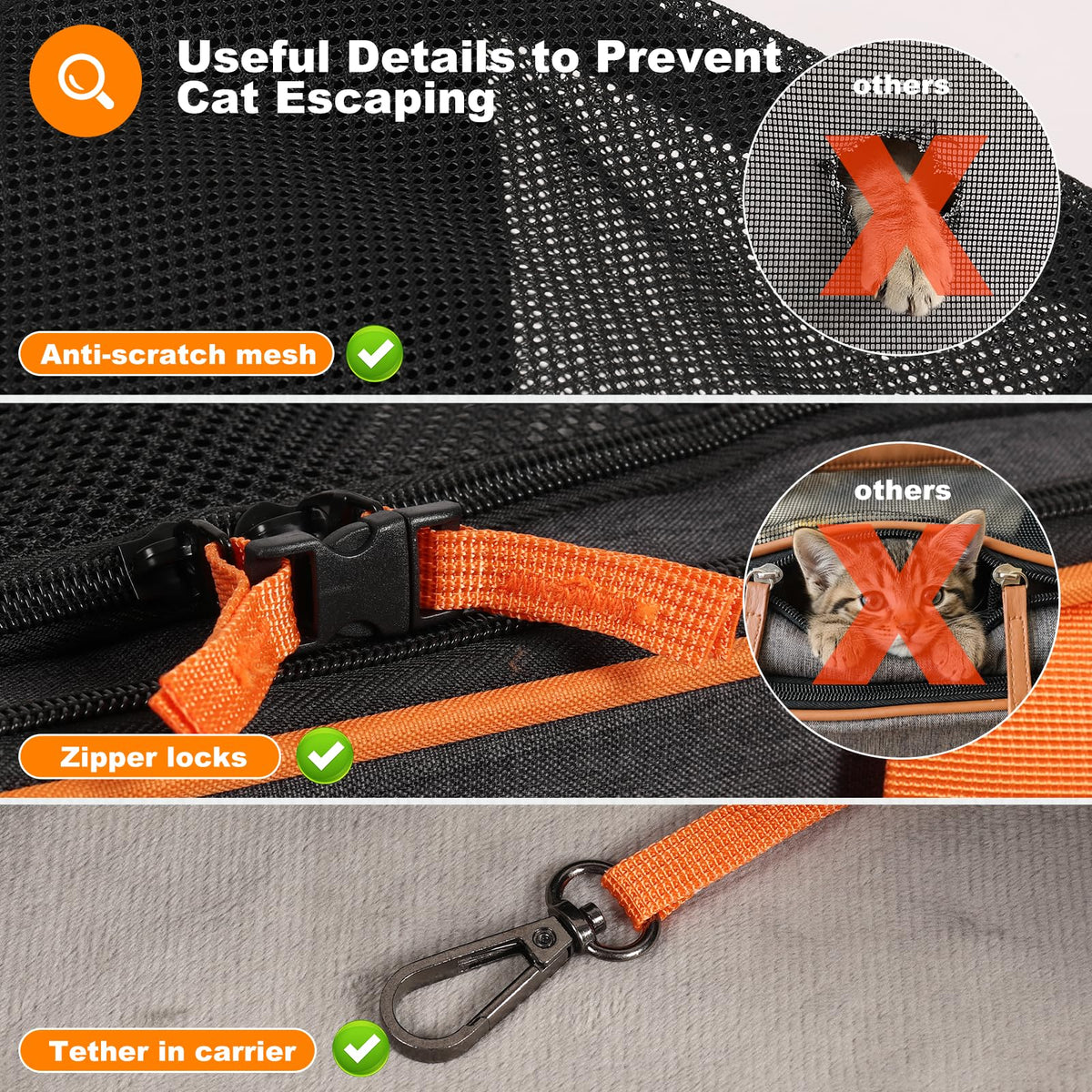 Expandable Large Cat Carrier K846