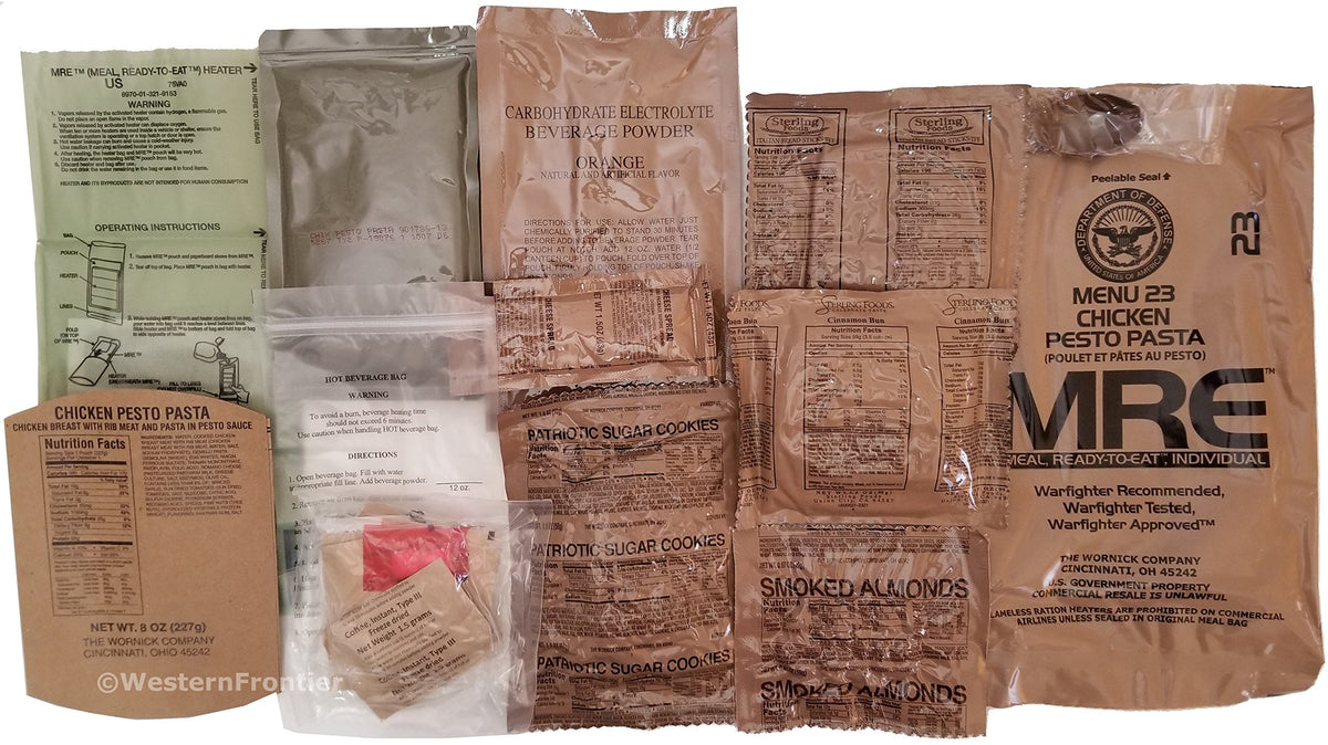 12 Meals Military Surplus Meal Ready to Eat K898