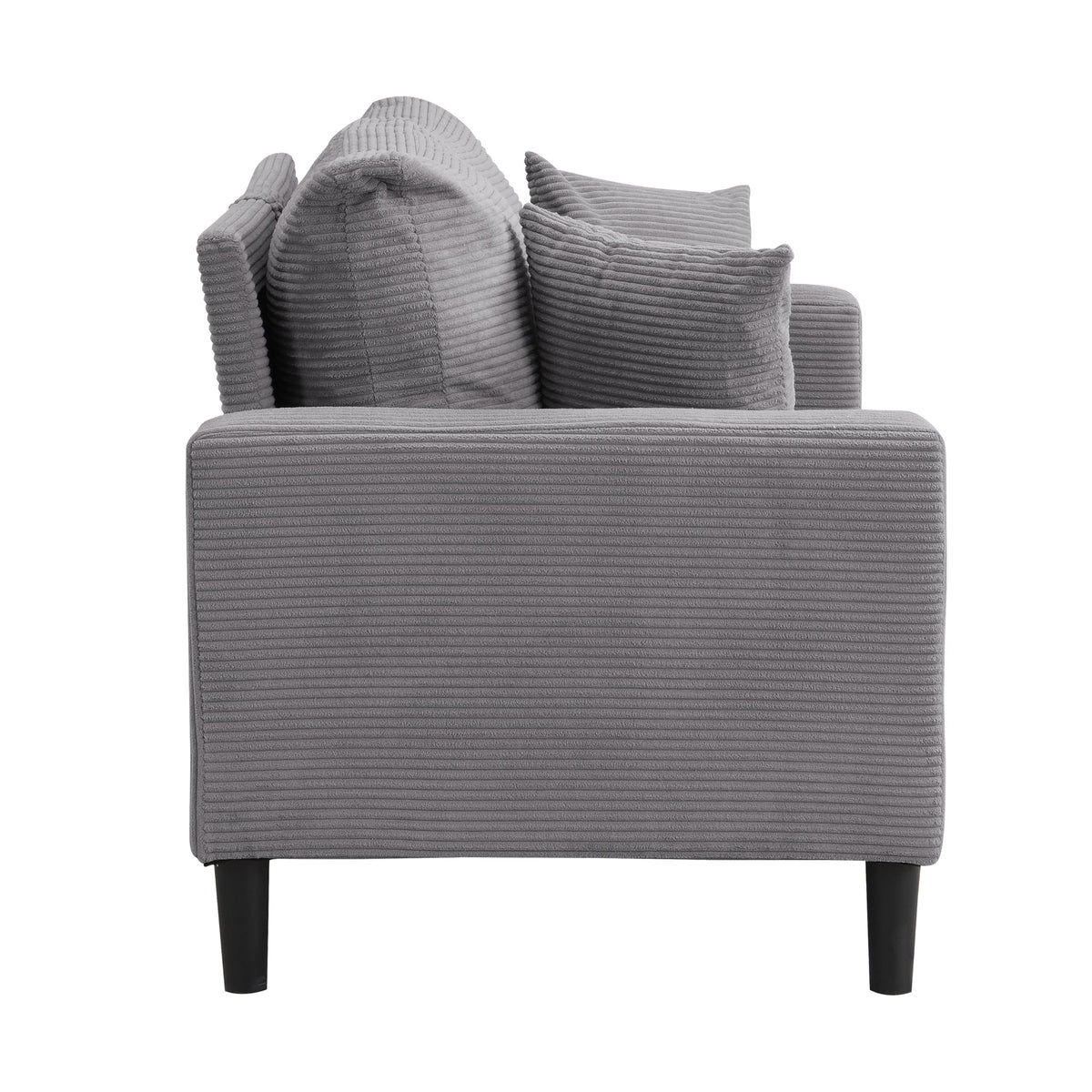 Light Gray 2-Seater Upholstered Loveseat Sofa K608936